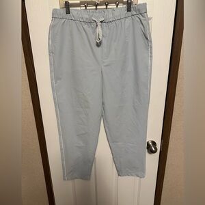 Maeve Light Blue Straight Leg Pants